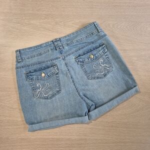 Gloria Vanderbilt Stretch Denim Blue Women's Shorts